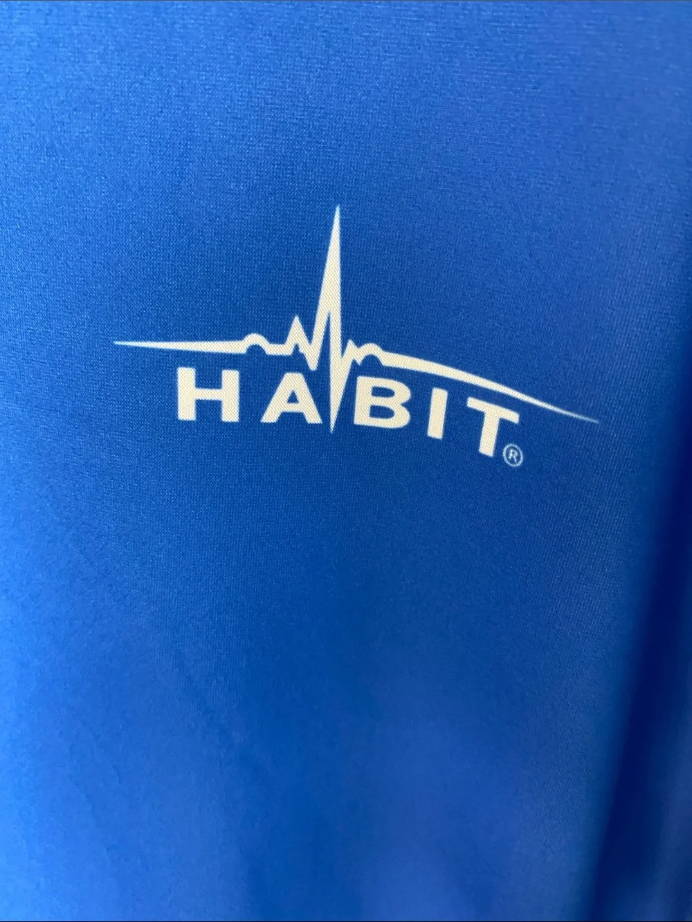 Habit Men’s Long Sleeve Blue Fishing Rash Guard